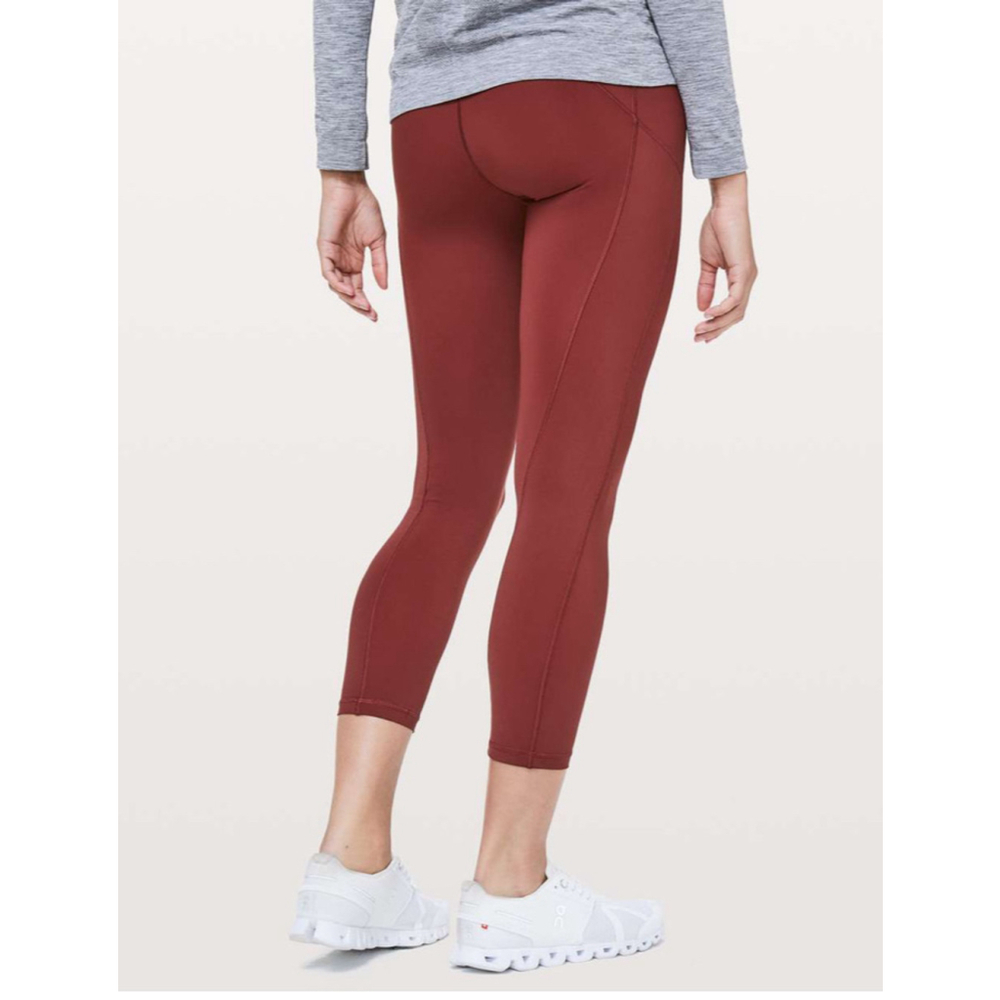 Lululemon Final Lap Crop *23" Savannah size 4